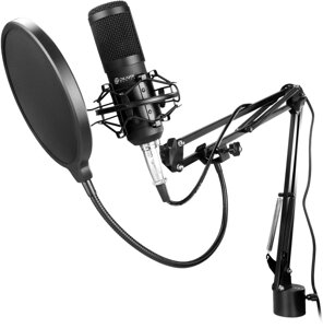 Микрофон Oklick SM-600G 2.5м черный