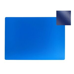 Накладка на стол пластиковая а4, 339 х 244 мм, 500 мкм, прозрачная, темно-синяя (подходит для офиса)