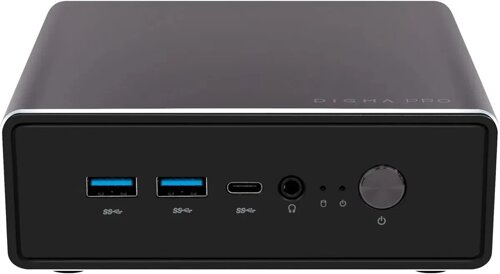 Неттоп Digma Pro Minimax U1 i5 1240P (1.7) 16Gb SSD512Gb UHDG Win 11 Pro GbitEth WiFi BT 60W темно-серый/черный (DPP5-ADXW02)