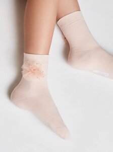 Носки детские Хлопковые носки Tip-Top с декоративным бантом из фатина