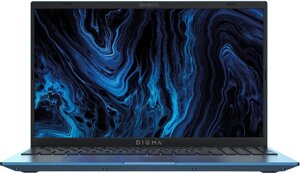 Ноутбук digma pro sprint M core i7 1165G7 16gb SSD512gb win 11 pro blue (DN15P7-ADXW03)