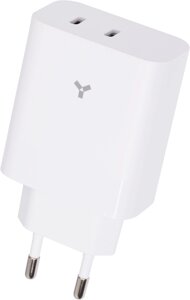 Сетевое зарядное устройство AccesStyle Agate 40W2C White