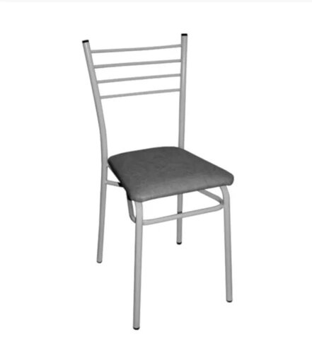 Стул Violet Стальной с мягким сиденьем серый (900103)