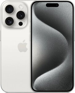 Телефон Apple iPhone 15 Pro (A3101) 1Tb белый (MTUR3J/A)