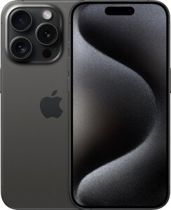 Телефон Apple iPhone 15 Pro (A3104) 128Gb черный (MV913CH/A)