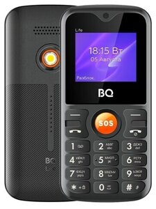 Телефон BQ 1853 life black/orange