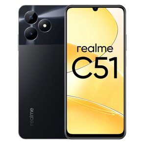 Телефон Realme C51 4/128Gb черный (RMX3830)