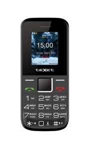 Телефон TeXet ТМ-206 черный (127171)