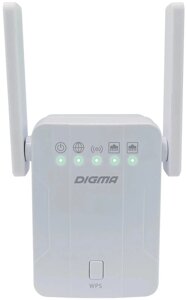Усилитель сигнала Digma D-WR300 белый