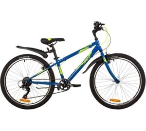 Велосипед для подростков novatrack 24SHV. RACER. 12DBL23 синий