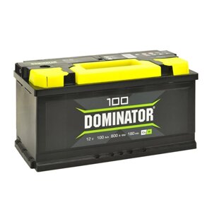 Аккумулятор Dominator 100 А/ч, 870 А, 353х175х190, прямая полярность