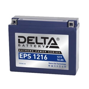 Аккумуляторная батарея Delta EPS 1216(YTX16AL-A2)12V, 16 Ач обратная (