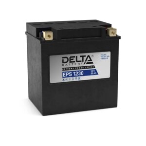 Аккумуляторная батарея delta EPS 1230 (YTX30HL-BS, YTX30L-B, YTX30L) 12 в, 30 ач обратная ( 20