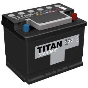 Аккумуляторная батарея Titan Standart 62 Ач, обратная полярность