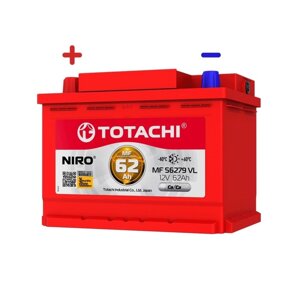 Аккумуляторная батарея Totachi NIRO MF 56279 VL, 62 Ач, прямая полярность