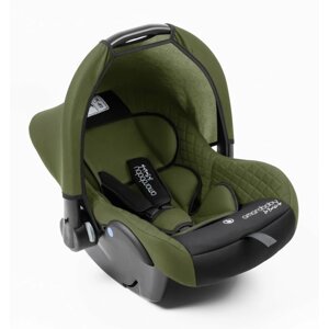 Автолюлька детская AmaroBaby Baby Comfort, группа 0+0-13 кг), цвет зелёный/чёрный