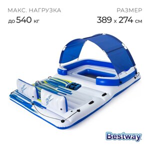 Беседка-плот для плавания, 389 х 274 см, для 6 человек, 43105 Bestway