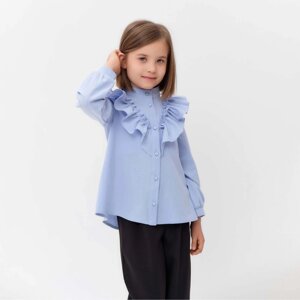 Блузка для девочки MINAKU цвет светло-голубой, рост 134 см