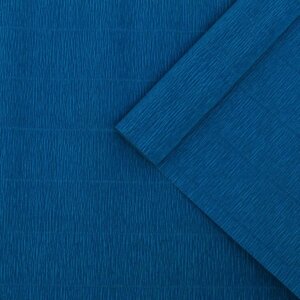 Бумага гофрированная, 964 "Серо-синяя", 0,5 х 2,5 м