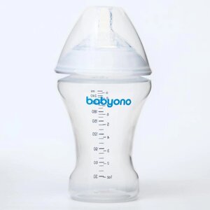 Бутылочка антиколиковая BabyOno, 260 мл, широкое горло.