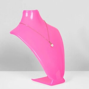 Бюст для украшений, 211333 см, цвет розовый