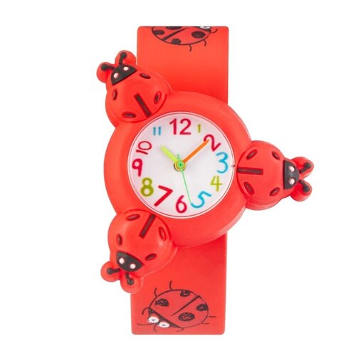 Часы наручные детские "Божьи коровки", со спинером, ремешок l-21.5 см