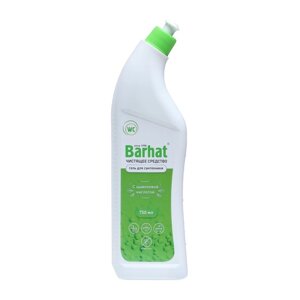 Чистящее средство для чистки и дезинфекции сантехники "Бархат", гель с щавелевой кислотой, 750 г