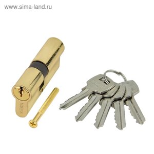 Цилиндр стальной MARLOK ЦМ 70(35/35)-5К англ. ключ/ключ, цвет золото