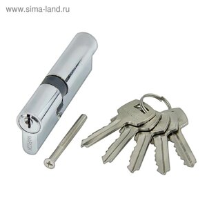 Цилиндр стальной MARLOK ЦМ 90(35/55)-5К англ. ключ/ключ, цвет хром