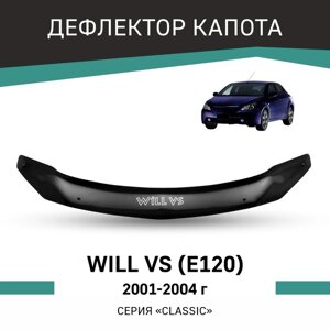 Дефлектор капота Defly, для Toyota Will VS (E120), 2001-2004
