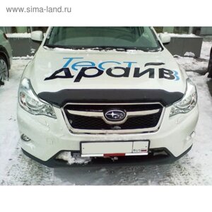 Дефлектор капота темный subaru impreza 2011-subaru XV 2012-2016, NLD. ssuimp1112