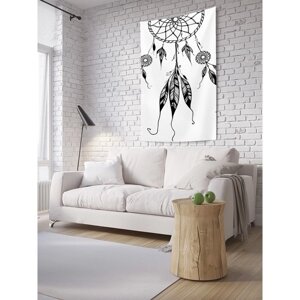 Декоративное панно с фотопечатью «Перья ловца снов», вертикальное, размер 150х200 см