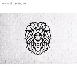 Деревянный интерьерный пазл «Лев»