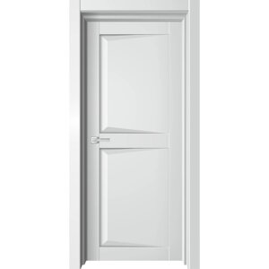 Дверное полотно Diamond2, 600 2000 мм, глухое, цвет белый бархат