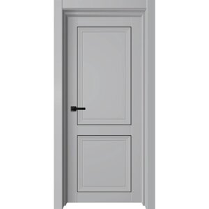Дверное полотно Next, 800 2000 мм, глухое, цвет серый бархат