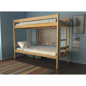 Двухъярусная кровать «Дюна», 70 190 см, массив сосны