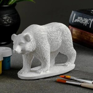 Фигура для раскраски "Медведь" 10х13х6см
