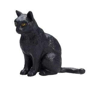 Фигурка Konik «Кошка, чёрная (сидящая)