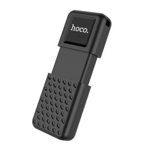 Флешка Hoco UD6 Intelligent, 8 Гб, USB2.0, чт до 30 Мб/с, зап до 10 Мб/с, чёрная