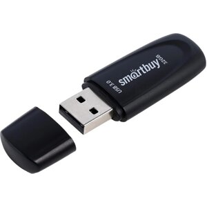 Флешка Smartbuy 032GB3SCK, 32 Гб, USB3.0, чт до 100 Мб/с, зап до 40 Мб/с, черная