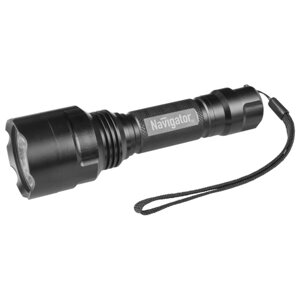 Фонарь аккумуляторный 71 583 NPT-P03-18650 1 CREE LED 10вт аккум. 4в 2а. ч алюм. navigato