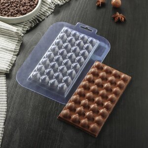 Форма для шоколада и конфет «Шоколадная Массажка», 16,58,51,6 см, цвет прозрачный