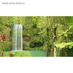 Фотообои "Водопад в лесу 2" 2-А-261 (1 полотно), 270x150 см