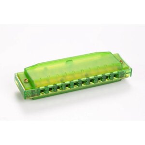 Губная гармоника детская HOHNER Translucent Green (M1110G) прозрачная зеленая