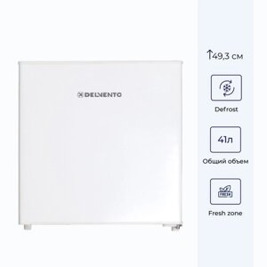 Холодильник DELVENTO VOW21601, двухкамерный, класс А+41 л, белый