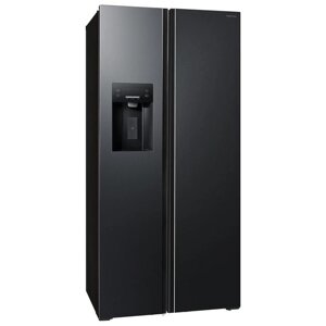 Холодильник HIBERG RFS-650DX NFB, Side-by-side, класс А+618 л, No Frost, инвертор, серый