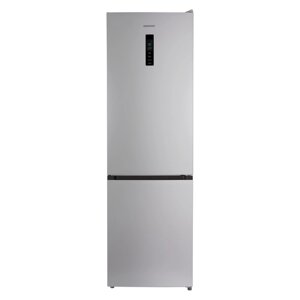 Холодильник NORDFROST RFC 390D NFS, двухкамерный, класс А+378 л, No Frost, серебристый