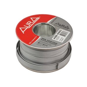Кабельная оплётка Aura ASB-S920 полиэстер 9-20мм, серебро
