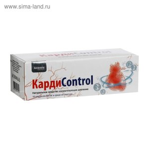 Карди Control, натуральное средство нормализующее давление, 10 капсул по 500 мг в среде-активаторе