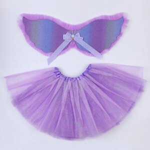 Карнавальный набор «Фея», 5-7 лет: юбка, крылья